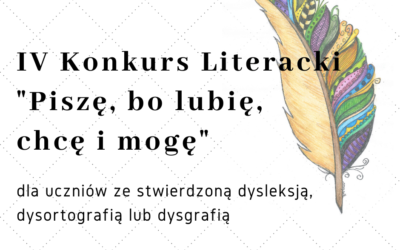 KONKURS LITERACKI: „Piszę, bo lubię, chcę i mogę”